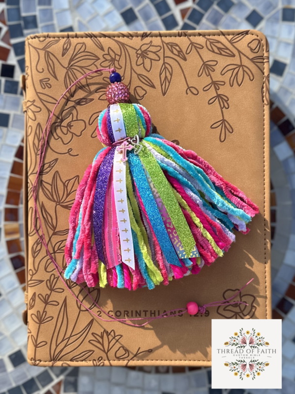Rainbow Cheetah Tassel