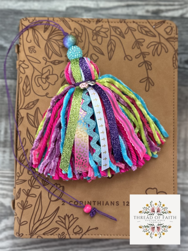 Rainbow Cheetah Tassel