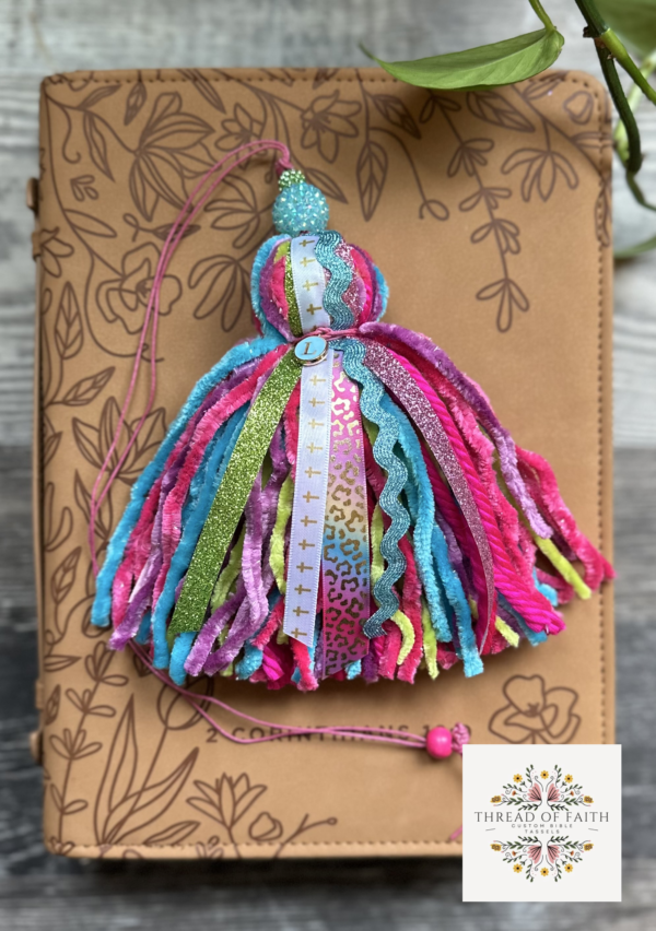 Rainbow Cheetah Tassel