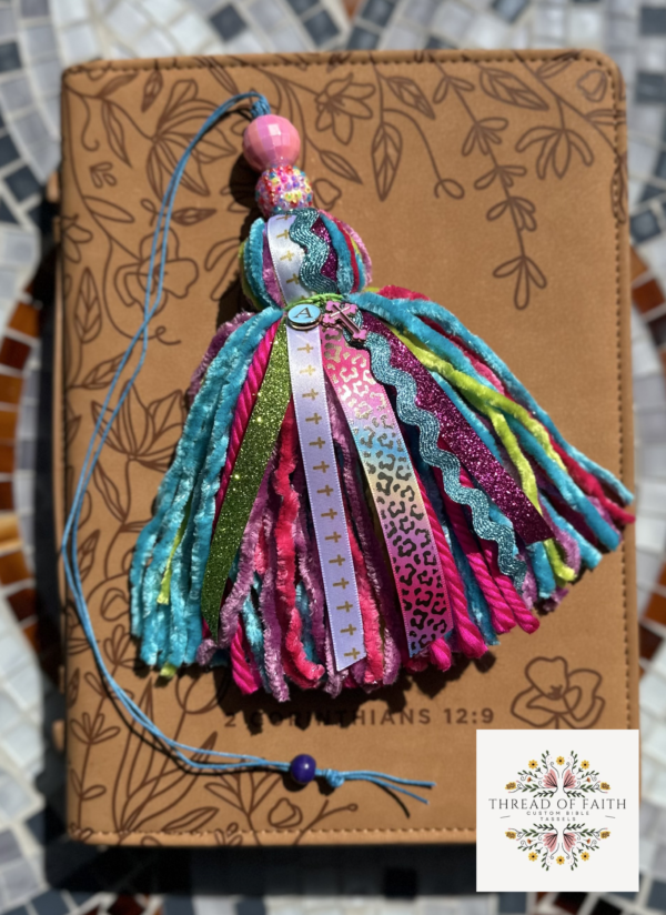 Rainbow Cheetah Tassel