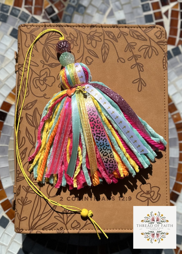 Rainbow Cheetah Tassel