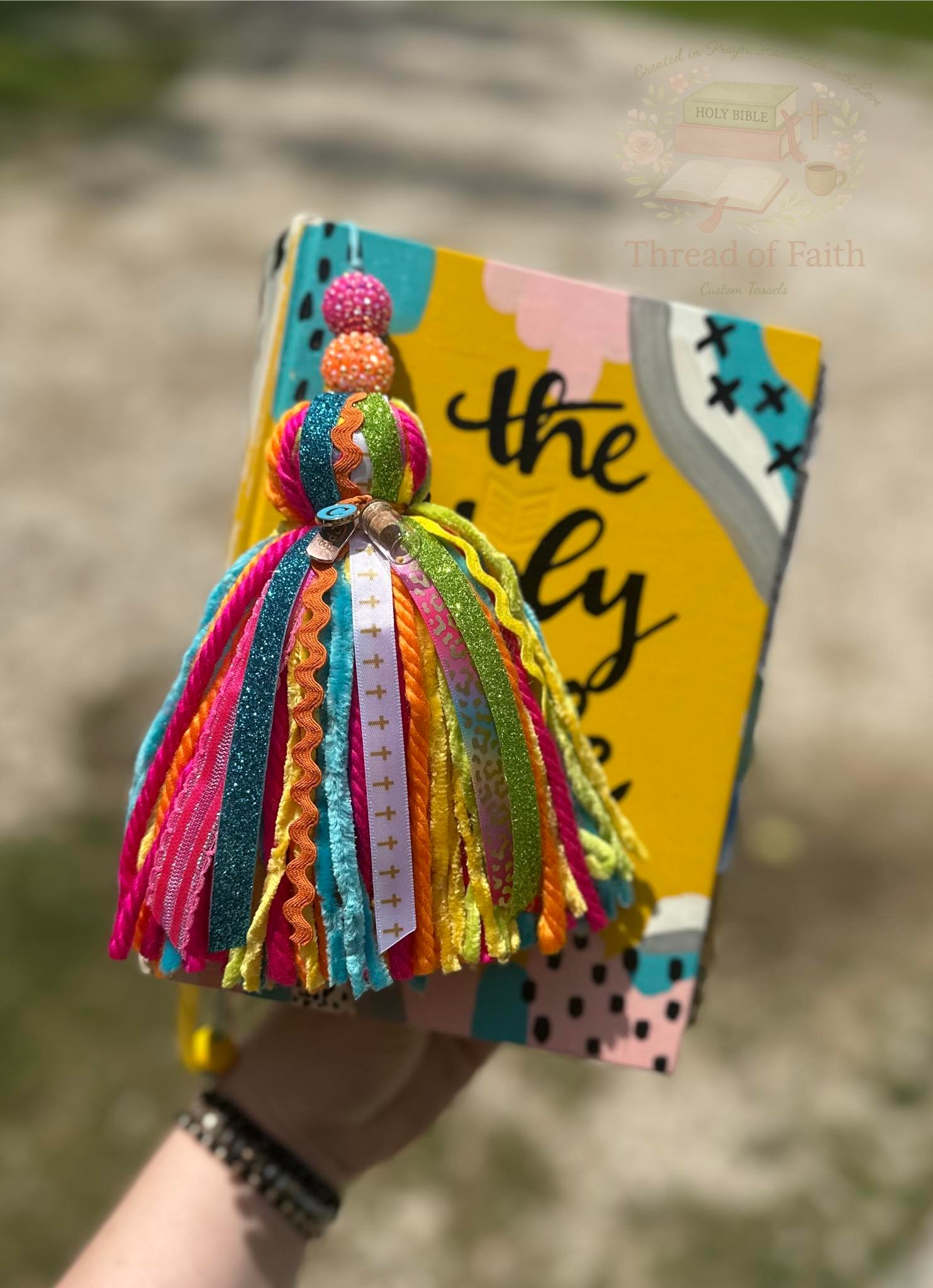 Rainbow Cheetah Tassel