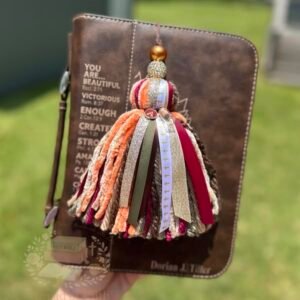 Burgundy, Mauve, and Olive Green Bible Tassel
