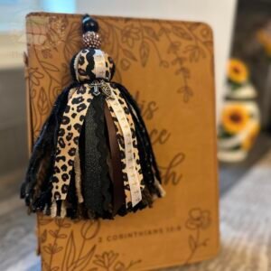 Cheetah Print Bible Tassel