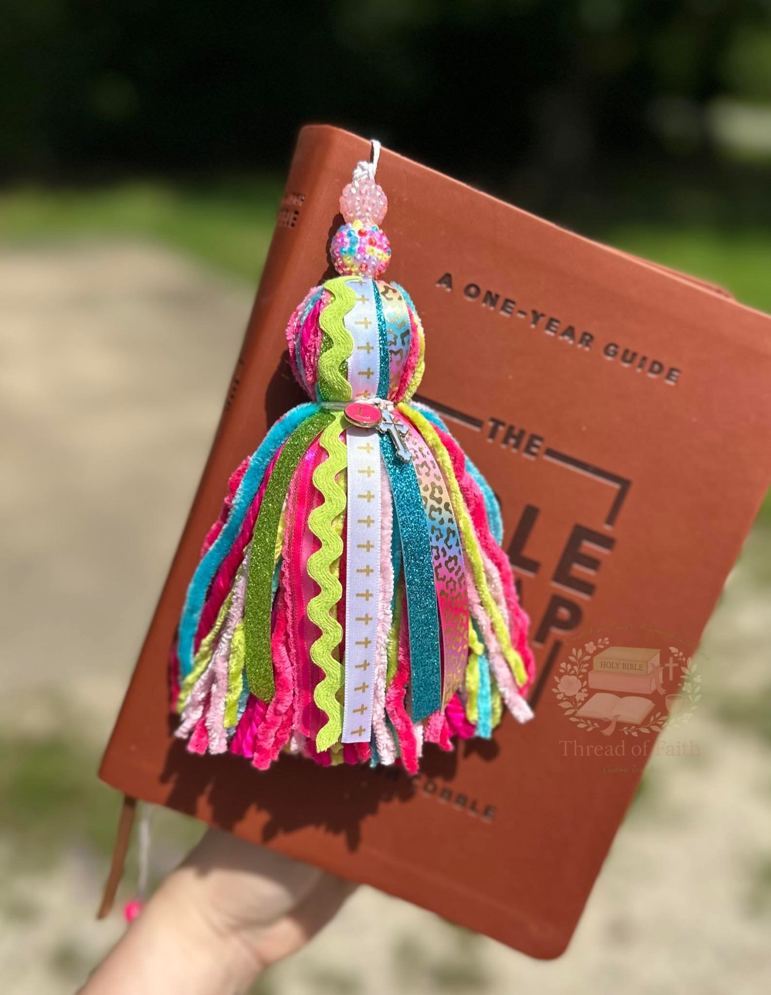 Rainbow Cheetah Tassel