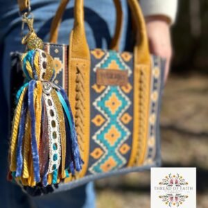 Rustic Western Boho Keychain