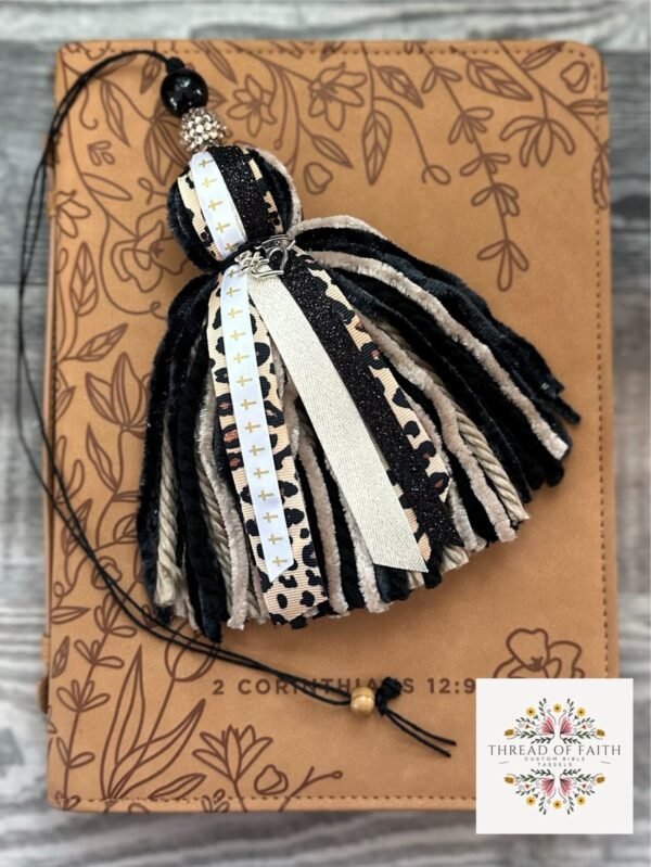 Cheetah Print Bible Tassel
